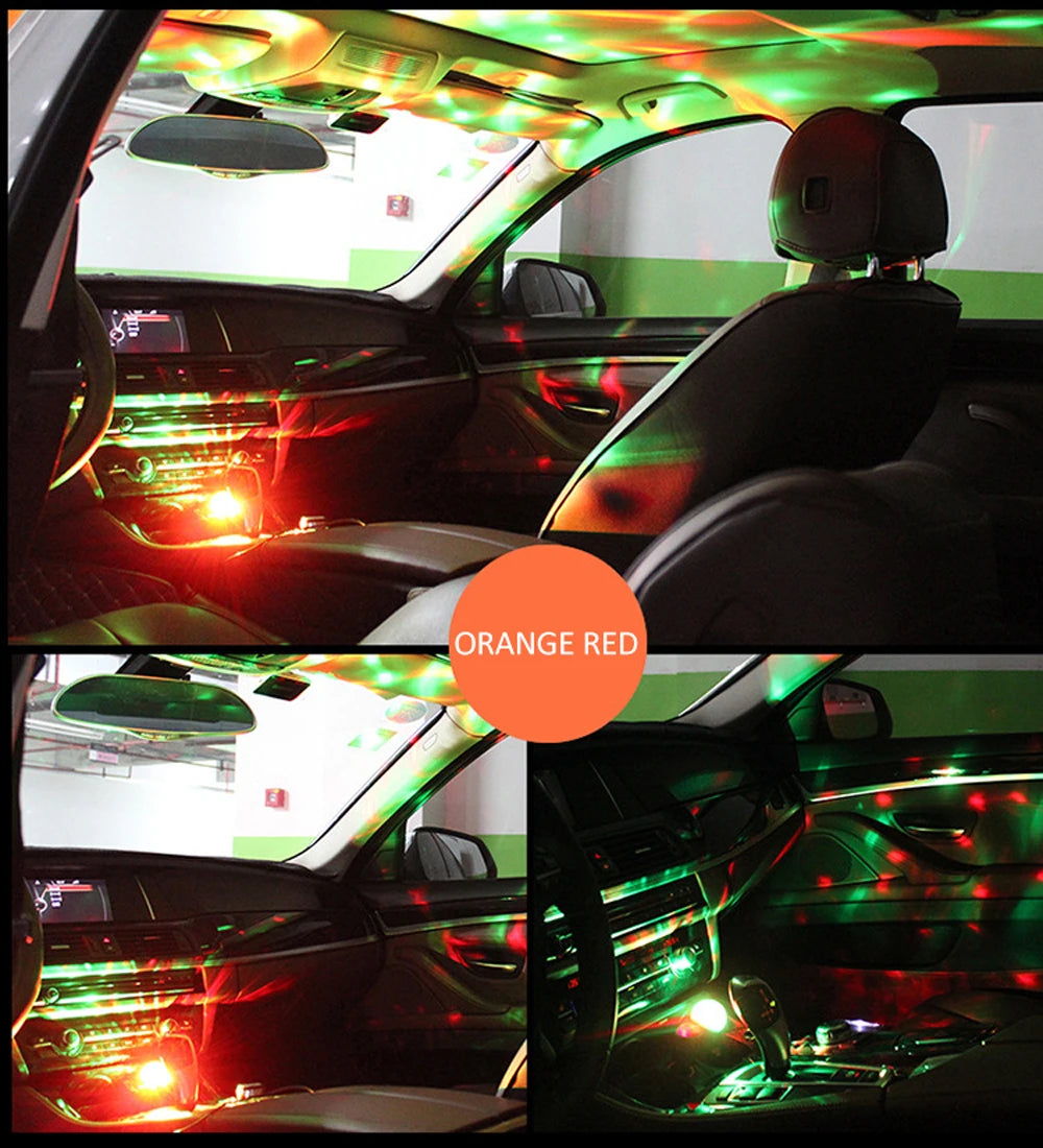 Laser Galaxy Projector лазерный проектор USB Light Romantic Car Roof Star Light Interior For Home