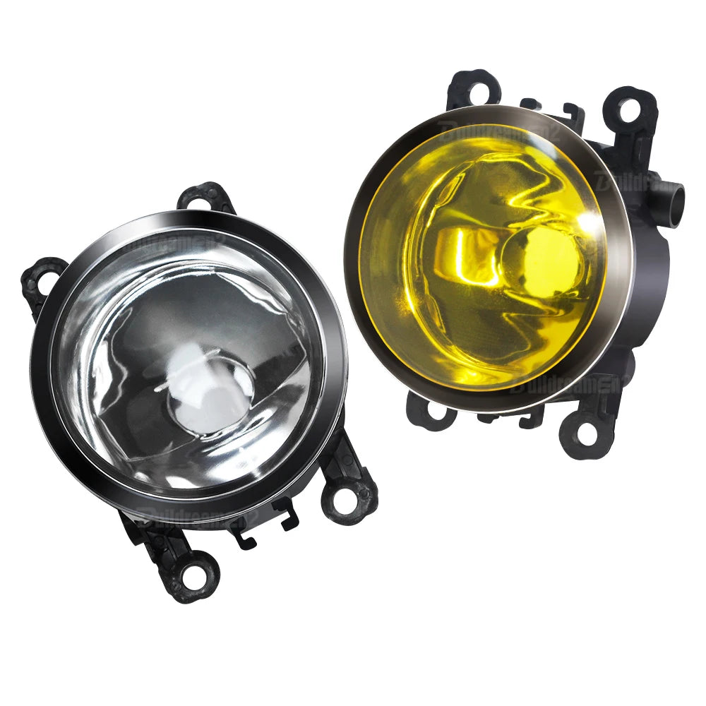 2 X Halogen Fog Light For Citroen C3 C4 C5 C6 DS3 DS4 DS5 SpaceTourer C-Elysee C-Crosser Berlingo Car Front Bumper Fog Lamp 12V