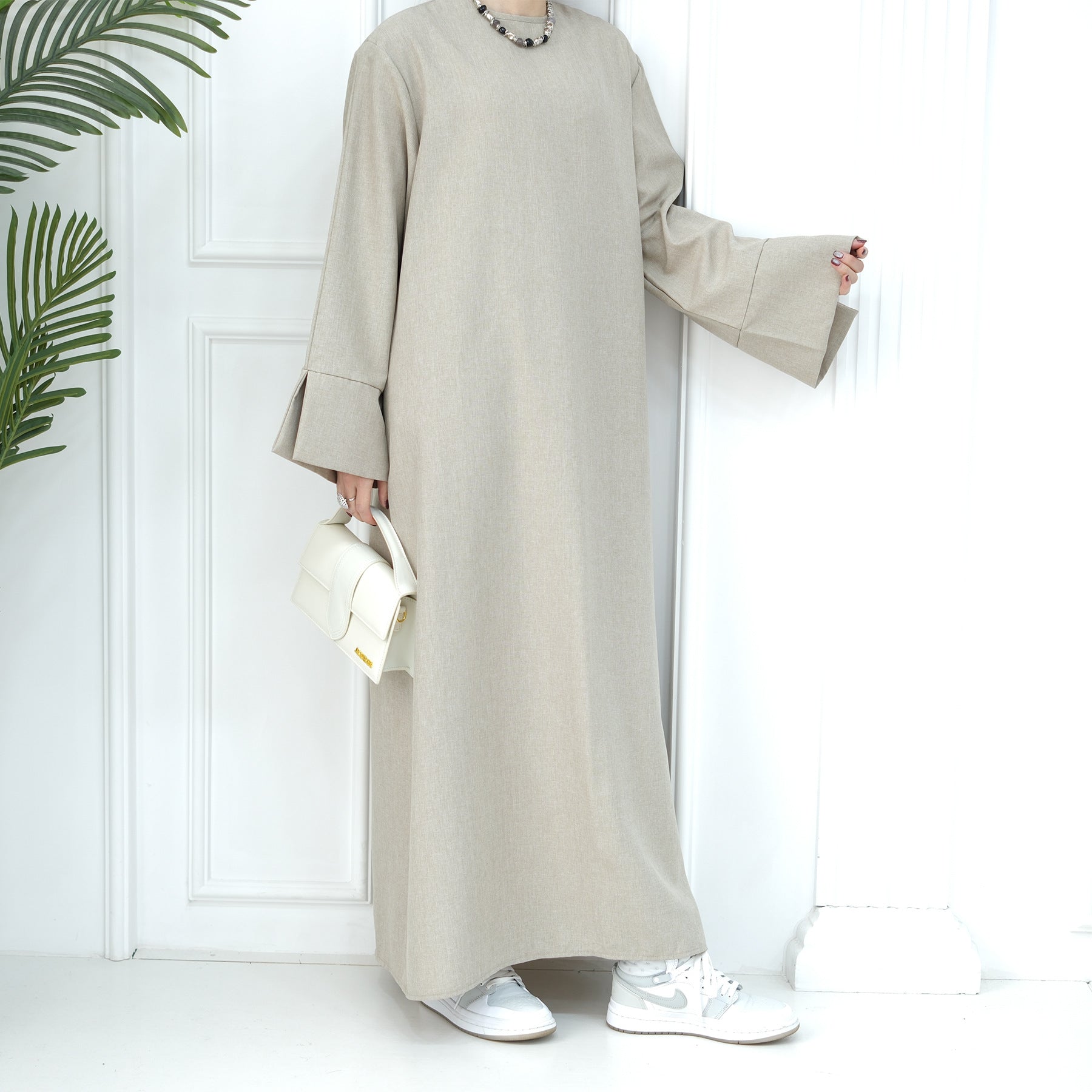 2024 New Dubai Abaya for Muslim Women Eid Ramadan Modest Dress Türkiye Loose Large Elegant Dress Gown Female Islam Clothing