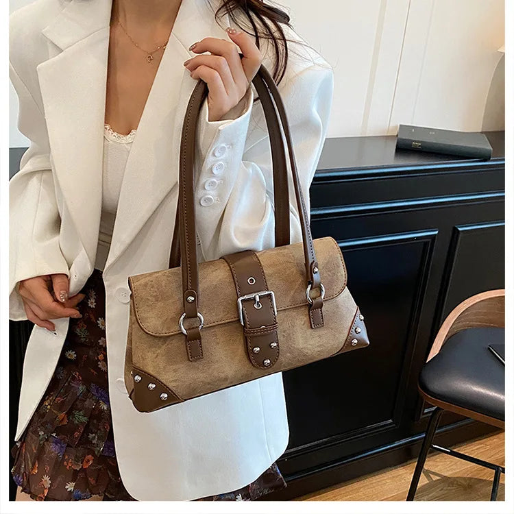 2025 Luxe Underarm Bag, Niche Shoulder Purse for Women, Fashion Commuter Tote, Chic Day-to-Night Bag, Versatile Sling Bag