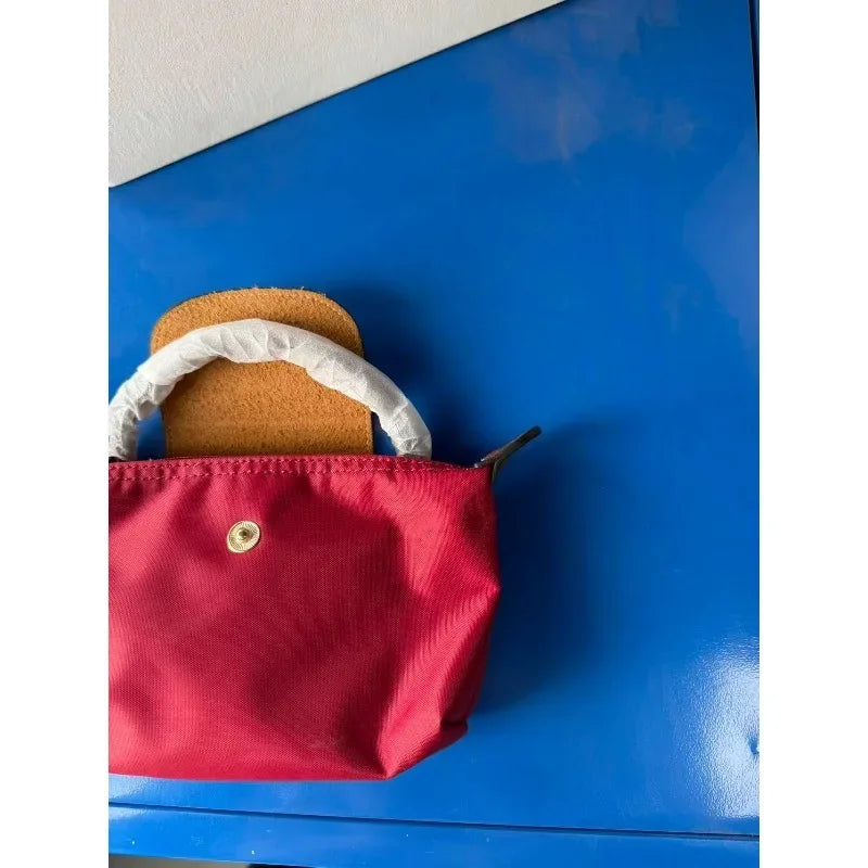 Mini dumpling bag Y2K style nylon shoulder crossbody bag nylon waterproof bag mobile phone bag fashionable women's bag