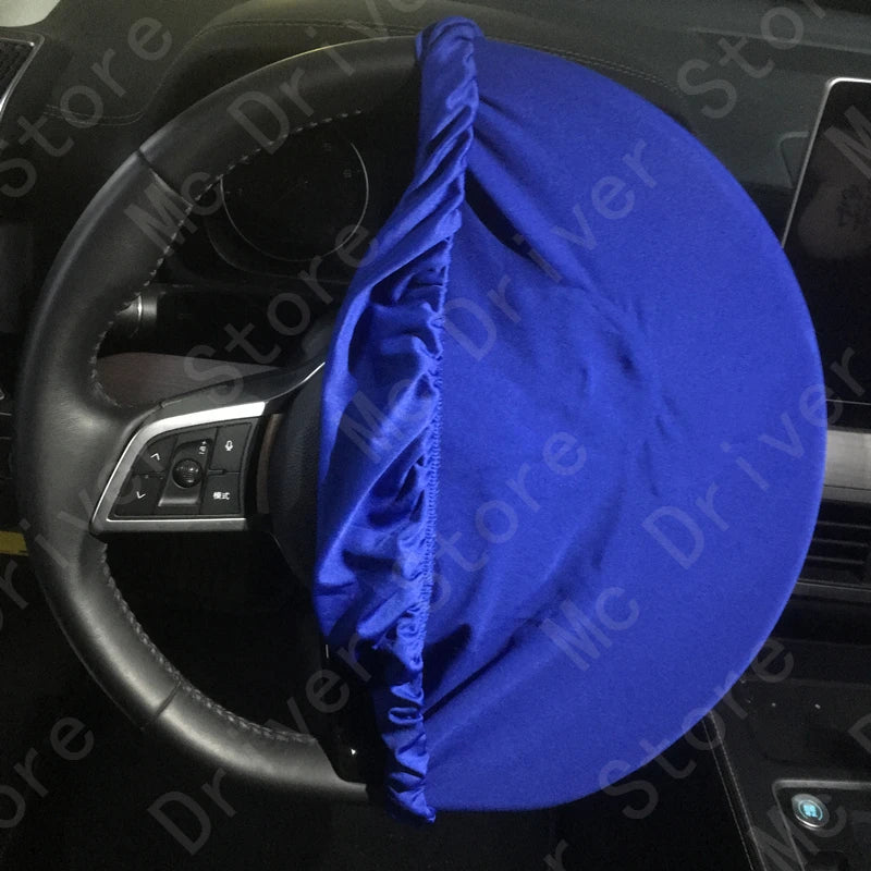 Steering Wheel Cover Dust Cover Interior Accessories dustproof Elastic fabric cloth 36/37/38/39/40 cm