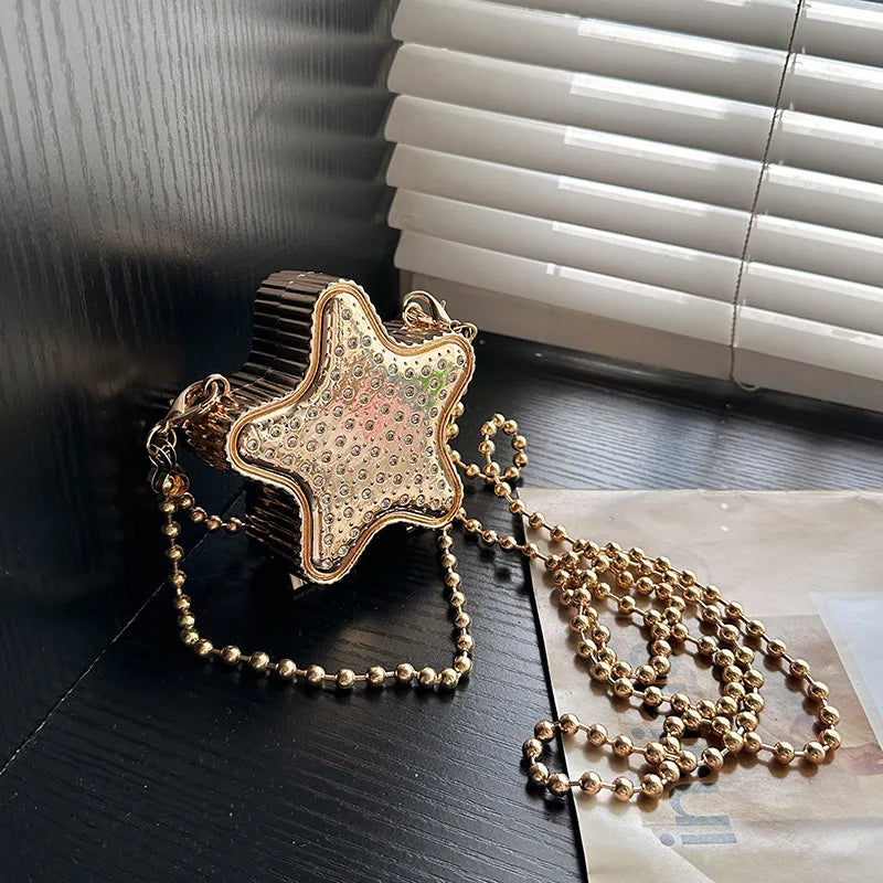 Premium Niche Mini Box Bag - 2025 Women's Star Design, Chain Shoulder & Messenger Style