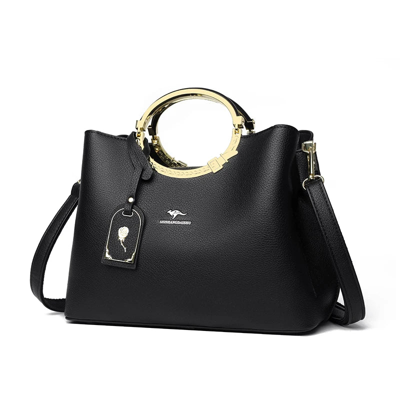 3 Layer Large Capacity Tote Bag Luxury Handbags Women Bags Designer Shoulder Bag High Quality Soft Leather Purses and Handbags