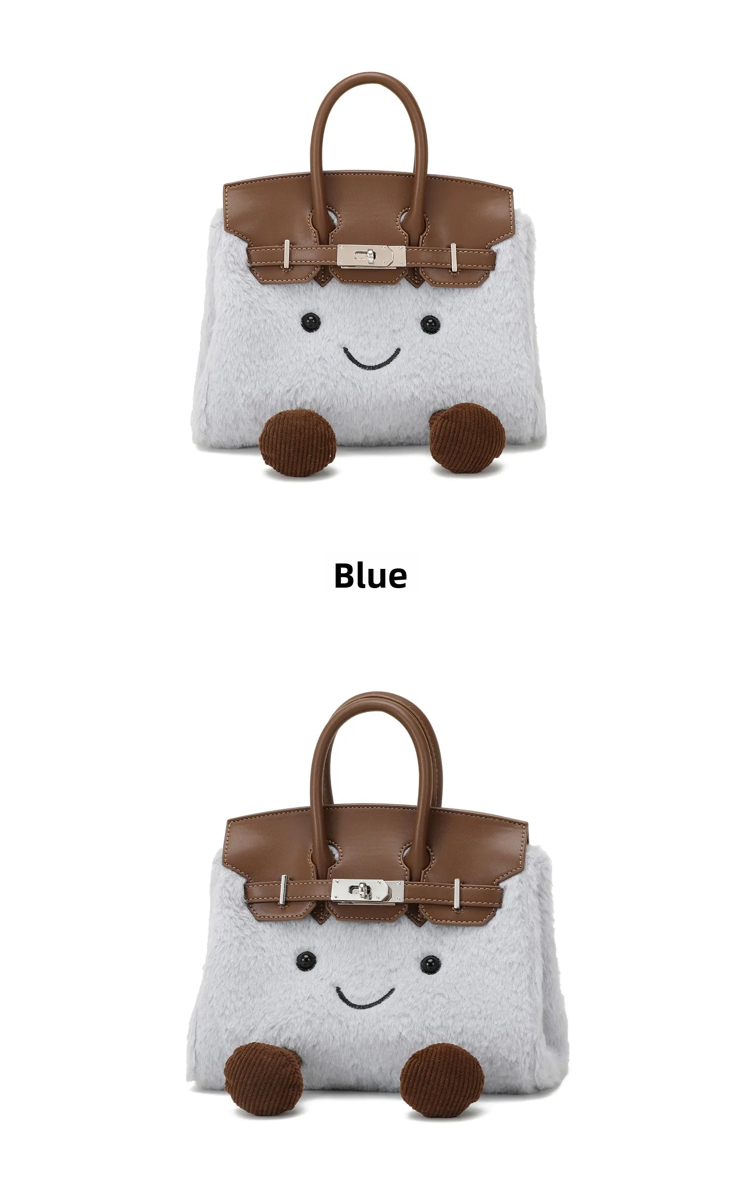 Cute Plu Crossbody Bag Women's Faionable Cartoon Handbag  Handbag Removable oulder Strap PU Leather Briti Sle