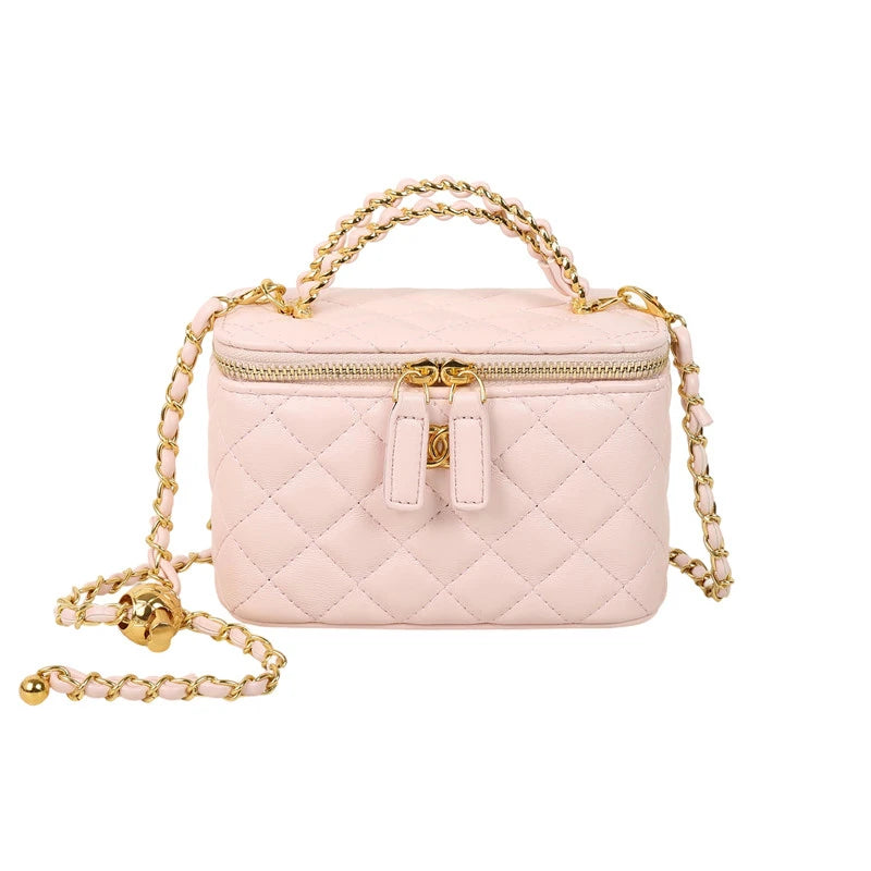 Classic Designer Elegant Leather Tote Bag For Women With Minimalist Solid Color And Trendy Design Crossbody Handbag Luxury