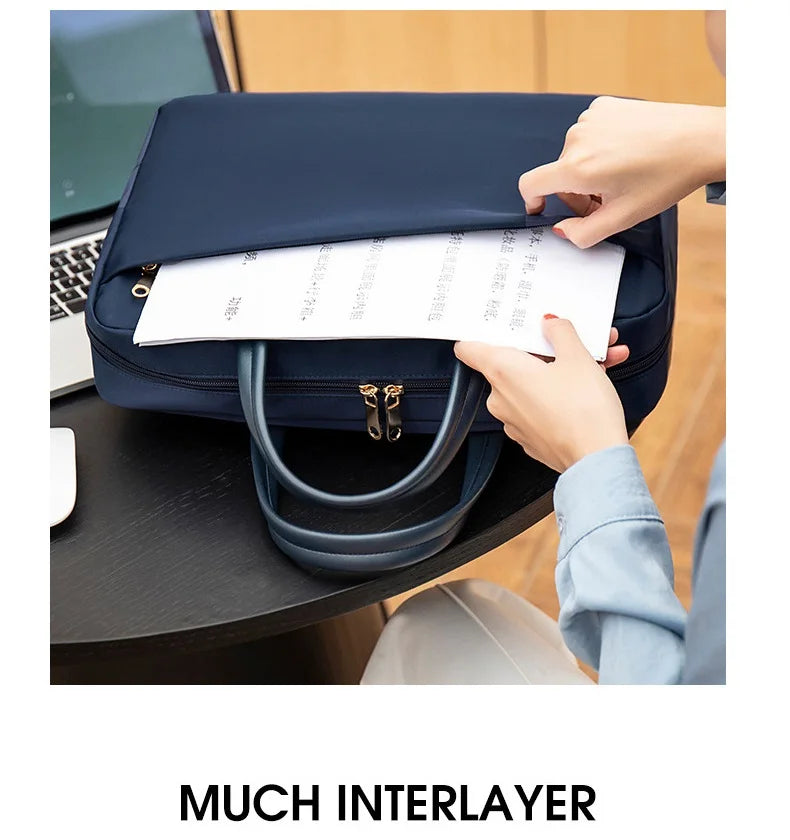 Laptop Bag 13.3,14,15.4,15.6,16 Inch,Briefcase Man Lady Women Shoulder Messenger Case For Macbook Air Pro Notebook Computer PC