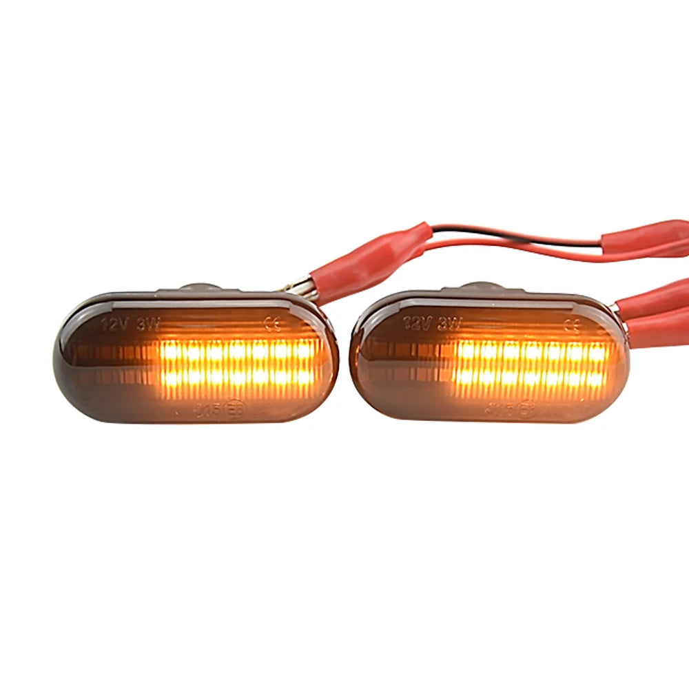 New LED Dynamic Turn Signal Light For Nissan Tiida C11 Note E11 Micra K12 NP300 Navara D40 Qashqai J10 Side Mirror Repeater Lamp