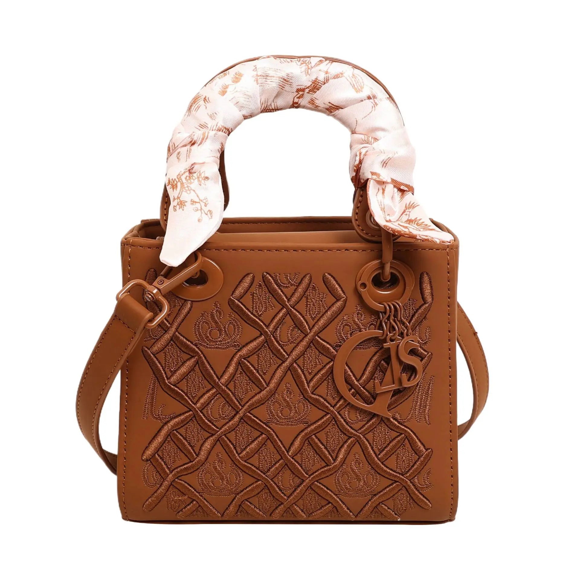 Luxury 2025 New Versatile Craftsmanship Embroidery Concubine Bag Handbag, Women's Crossbody Bag