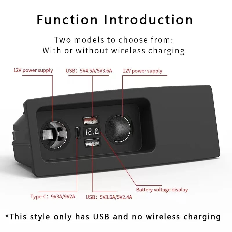 Car wireless charger for Audi A6 C7 A7 S6 RS6 S7 RS7 2011-2018 phone fast charging pad mobile holder charge accessories interior