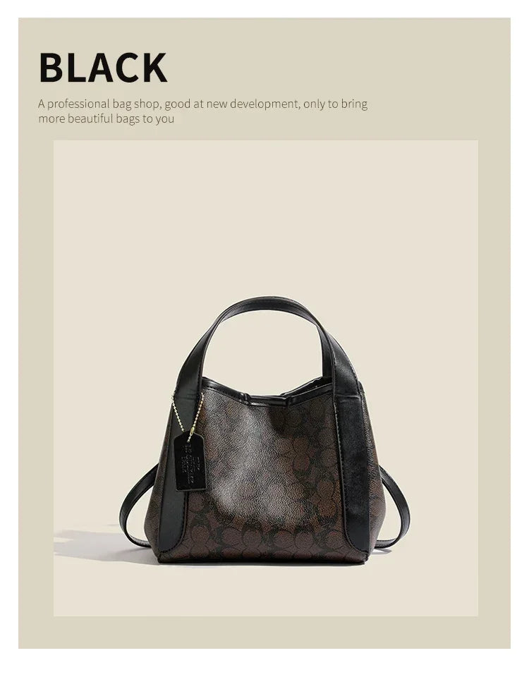 Premium Edition Women Crossbody Bag Luxury Vintage Leather Handbag High End Shoulder Tote Luxury Series