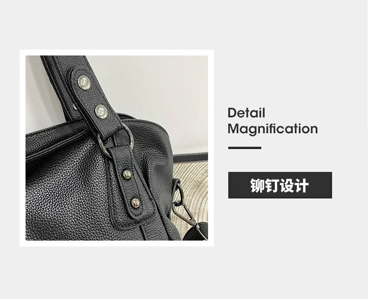 Female Hobo Handbag Large Capacity Shoulder Bags Big Stylsih Tote Bag Ladies Soft Leather Hobos Messenger Bags Women Shopper Bag