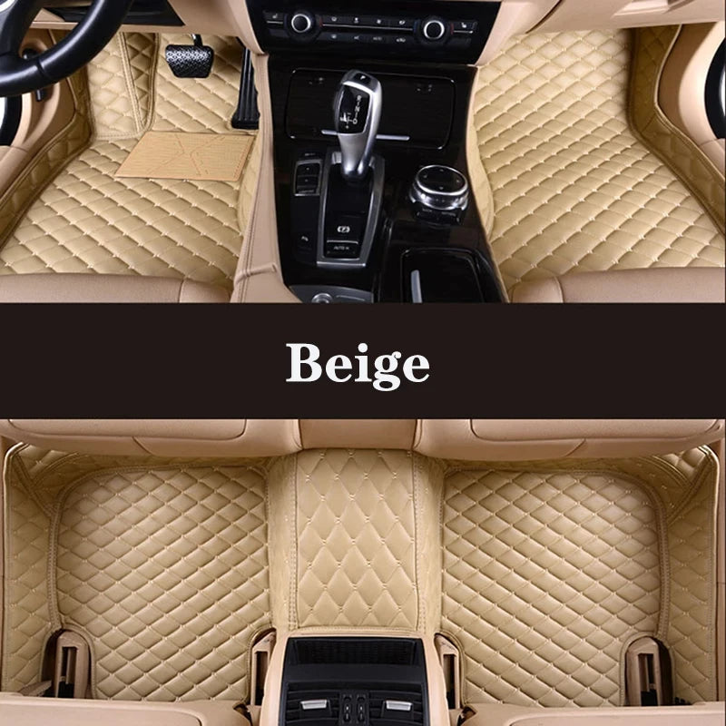 Car Floor Mats For Ford Fiesta Mk6 Mark VI Mk7 WS WT WZ 2009~2016 Anti-dirt Pads Car Carpet Non-slip Auto Rug Car Accessories