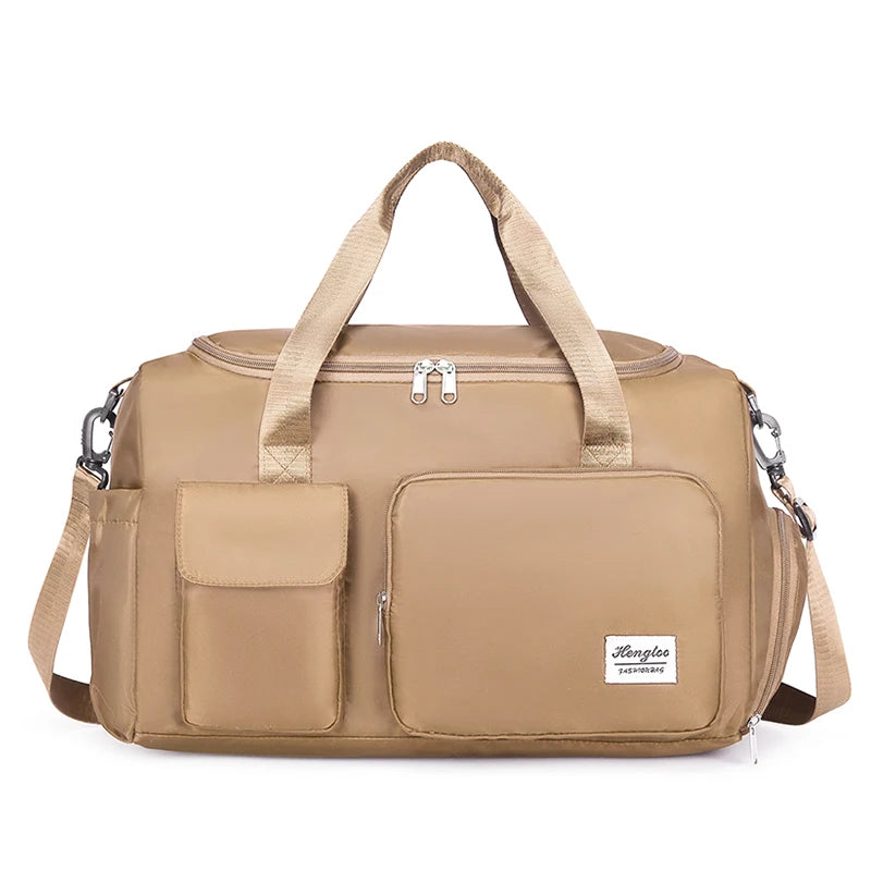 Travel Bag Large Capacity Weekender Overnight Carry On Duffle Bags with Shoe Compartment Sports Fitness Gym Bags for Women