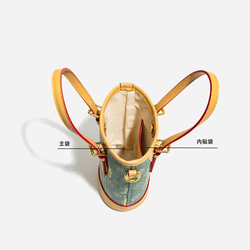 Casual Exquisite Crossbody Bag - French Niche New Style Trendy High-End European American Sweet Retro Bag