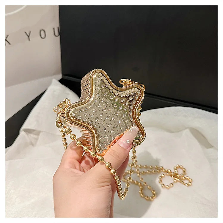 Premium Niche Mini Box Bag - 2025 Women's Star Design, Chain Shoulder & Messenger Style