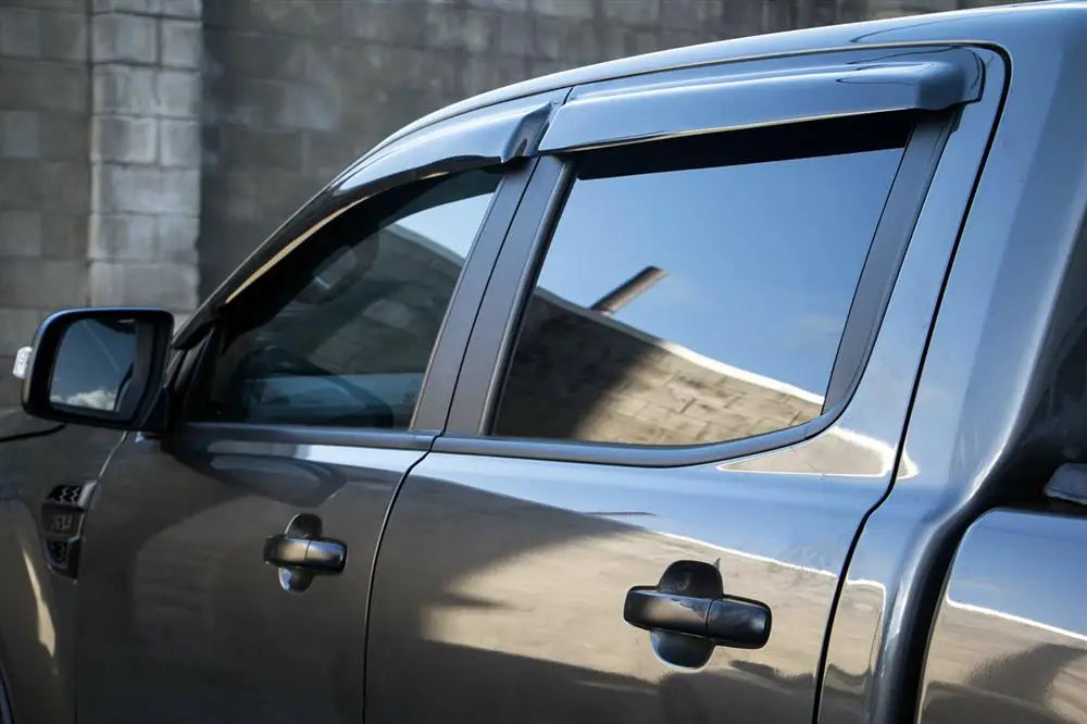 Sun Rain Guard Window Dflectors Window Visor  for Ford Ranger Raptor Next Gen 2023 2024 Double Cabin Model Weather Shield  4PCS