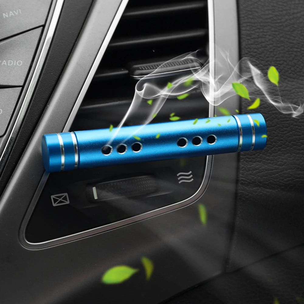 Car Vent Aroma Clip Creative Auto Diffuser Solid Perfume Decorative Accessories Multiple Scents and Colours Car Air Freshener