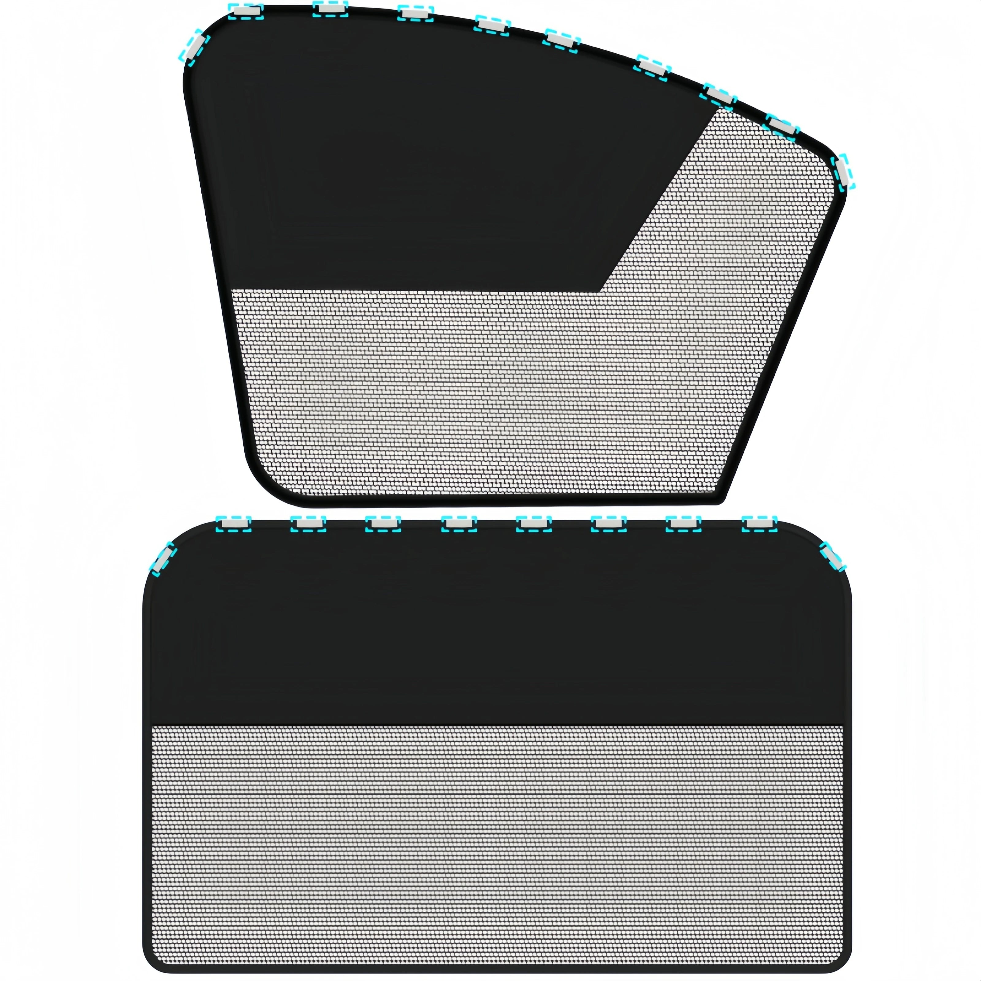 Magnetic Car Sun Shade Anti-UV Front/Rear Window Sunshield Shadow Mesh Glass Shading Curtain Auto Interior Car Privacy Shield