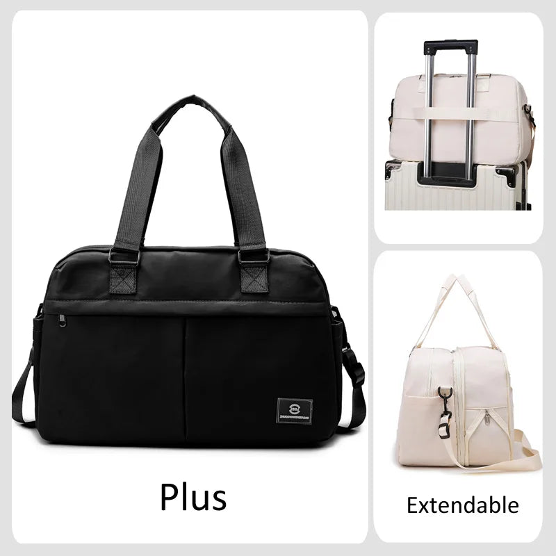 Extendable Travel Handbag Large Multi-layer Duffle Bag Travelling Luggage Storage Pack Bags Weekend Flight Carry On Handbag