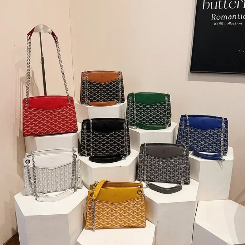 2025 Luxury Leather Women's Crossbody Commuter Bag - Classic Brand Design, Large Capacity for Work/Office + Free Shipping