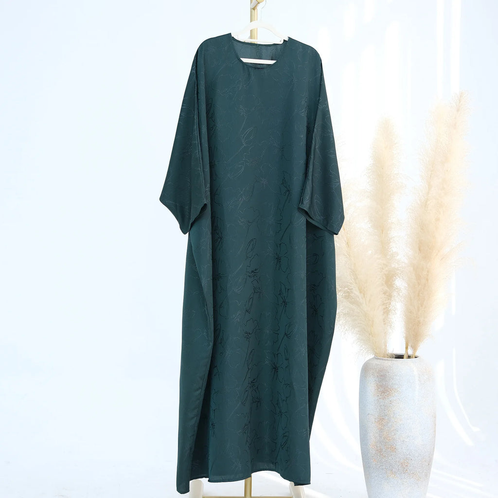 Luxury 2 Piece Muslim Outift Sets for Women Ramadan Dubai Hijab Abaya Dress Islamic Party Kaftan Robe Elegant Turkey Gown 2025