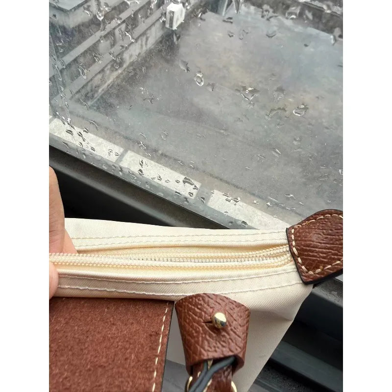 Mini dumpling bag Y2K style nylon shoulder crossbody bag nylon waterproof bag mobile phone bag fashionable women's bag