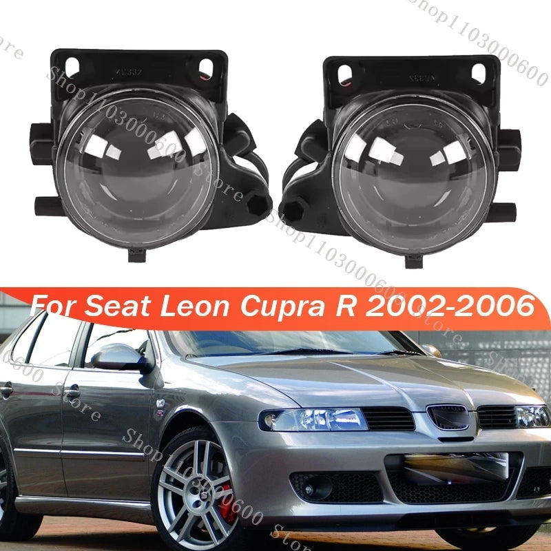 Fog Light Assembly Brake Lamp For Seat Leon Cupra R 2002-2006 Front Bumper Fog Light Daytime Running Lamp Car Accessories