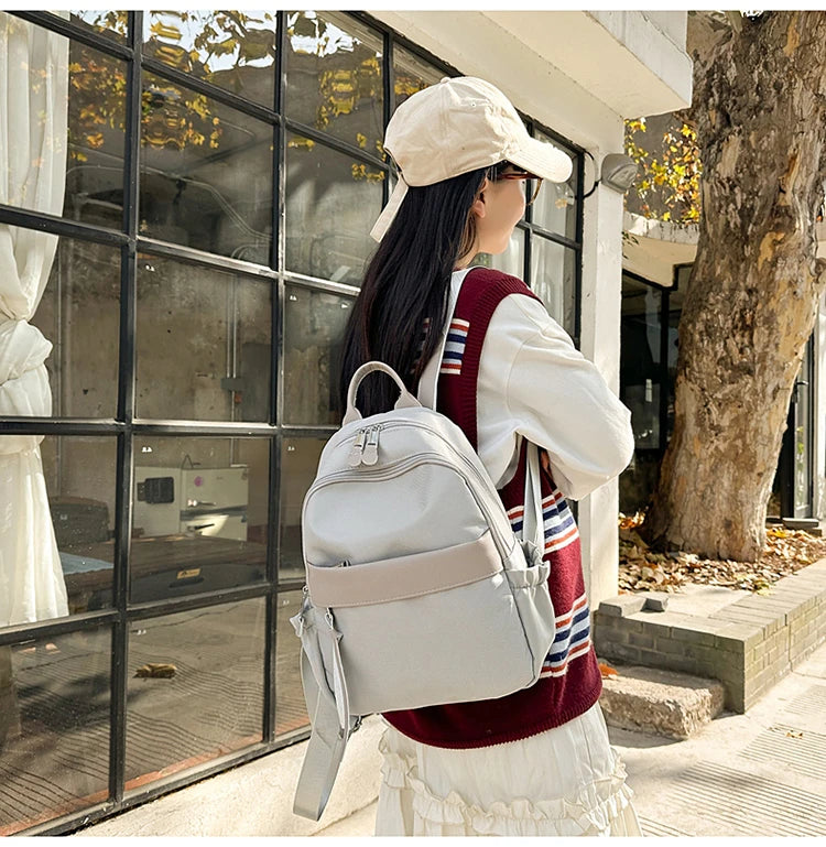 Luxury Brand Lady Fashion Backpacks High Quality Large Capacity Shoulder bags Waterproof Multi Functional Women's Handbags