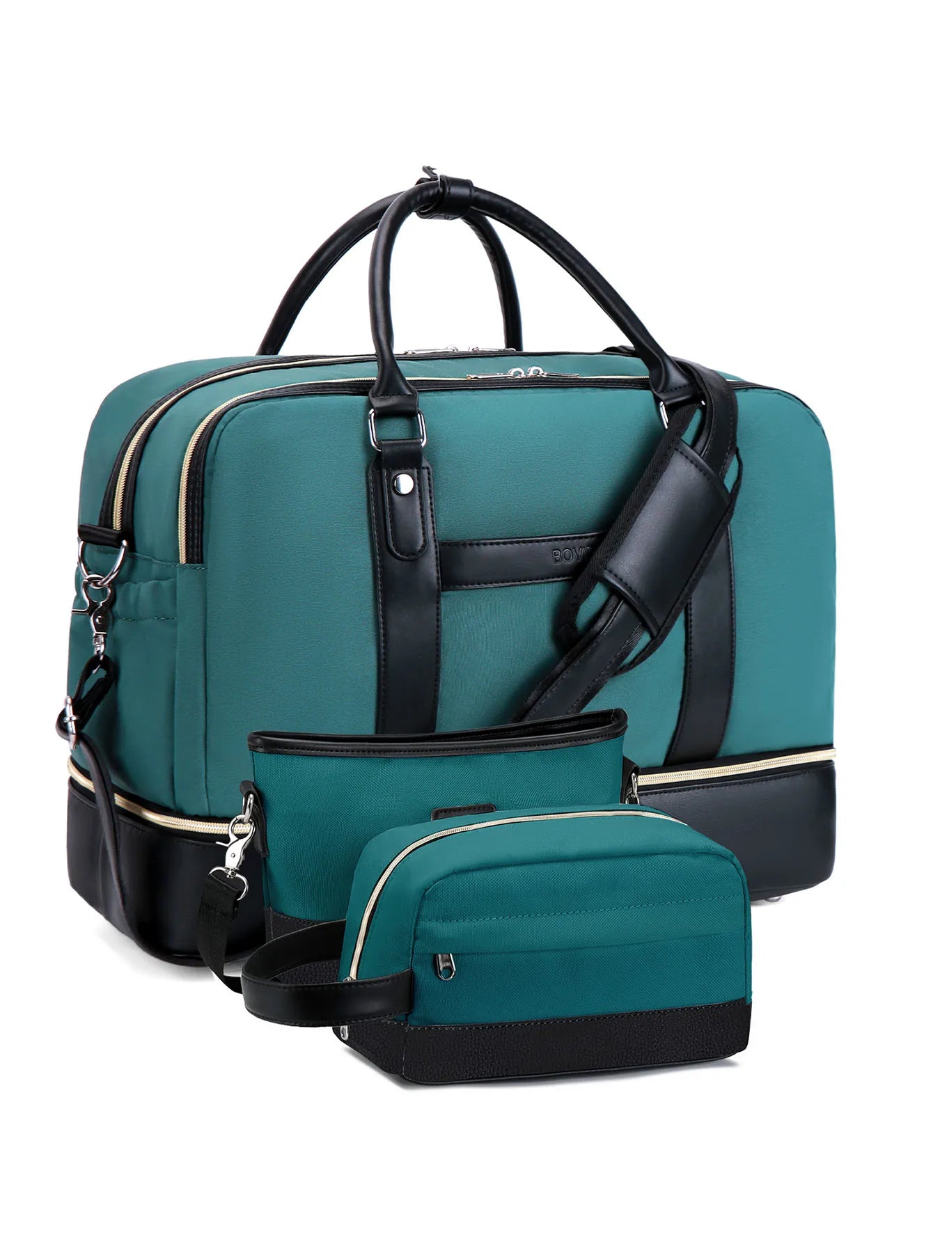 Large Capacity Travel Bag Handbag Tote Travel Bag Shoulder Weekend Bag with Shoe Compartment Breathable Travel Night Bags