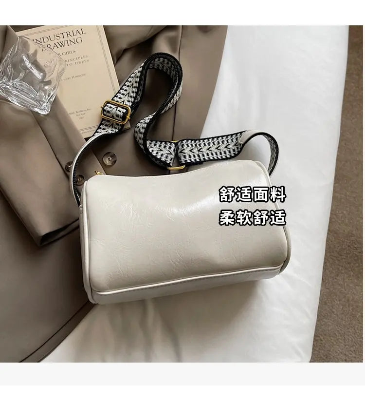 Luxury Brand Famous Designer Women's Tote Bag Elegant Leather Classic Crossbody Messenger Popular Ladies