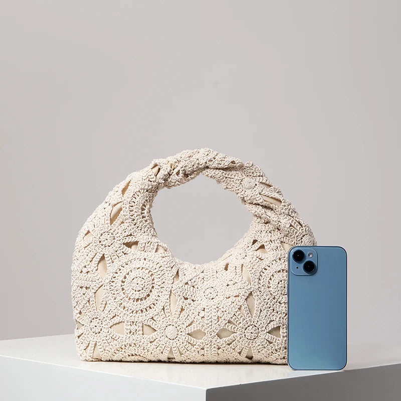 Boho Beach Bags for Women Wicker Bag Premiun Style Tote Bags for Ladies Vacaition Outfits Women Handmade Woven Beach Handbags