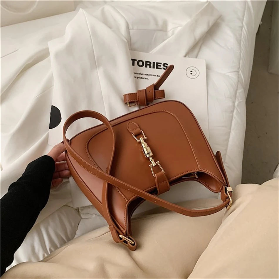 Luxury Brand Purses and Handbag Top End Quality Designer Leather Shoulder Crossbody Bag for Women 2022 Fashion Underarm Girl Sac