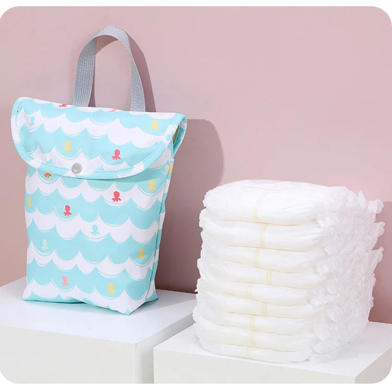 Portable Diaper Lightweight Bags Durable Baby Diaper Bags Storable Baby Handbag Mom Multi-functional Waterproof Mommy Bag New