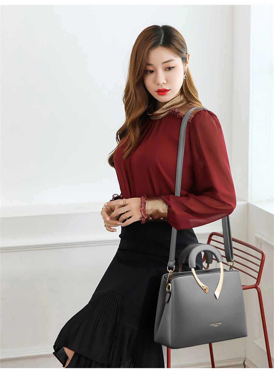 Luxury 3 Layers Handbag Women Bags Designer Vintage Ladies Shoulder Crossbody Bags 2025 Bolsa Feminina Messenger Casual Tote Sac
