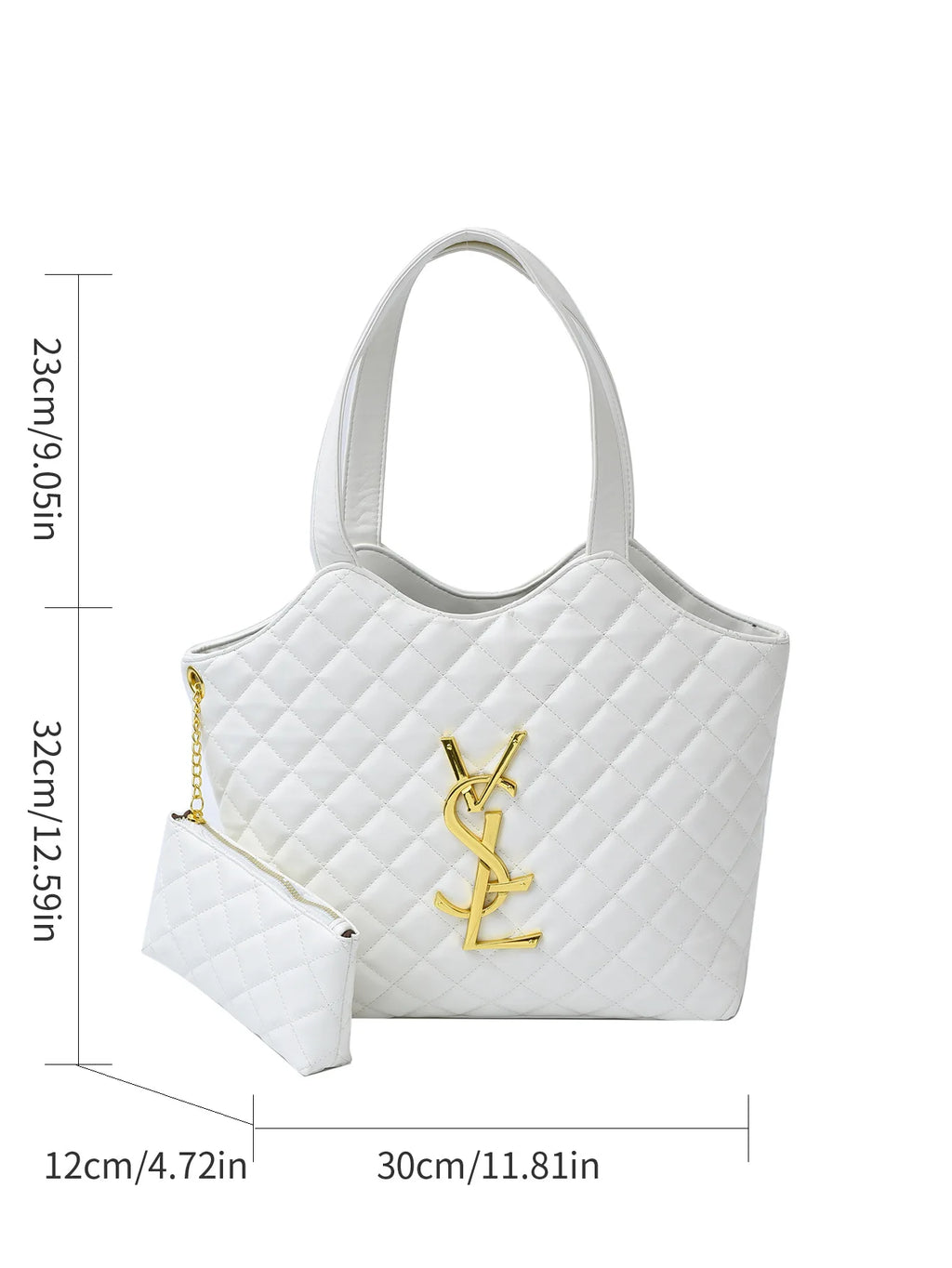 2025 New Women's Tote Bag Diamond Quilted Mother Daughter Purse, Retro Handheld Shoulder Bag, Spacious & Stylish, Casual/Office