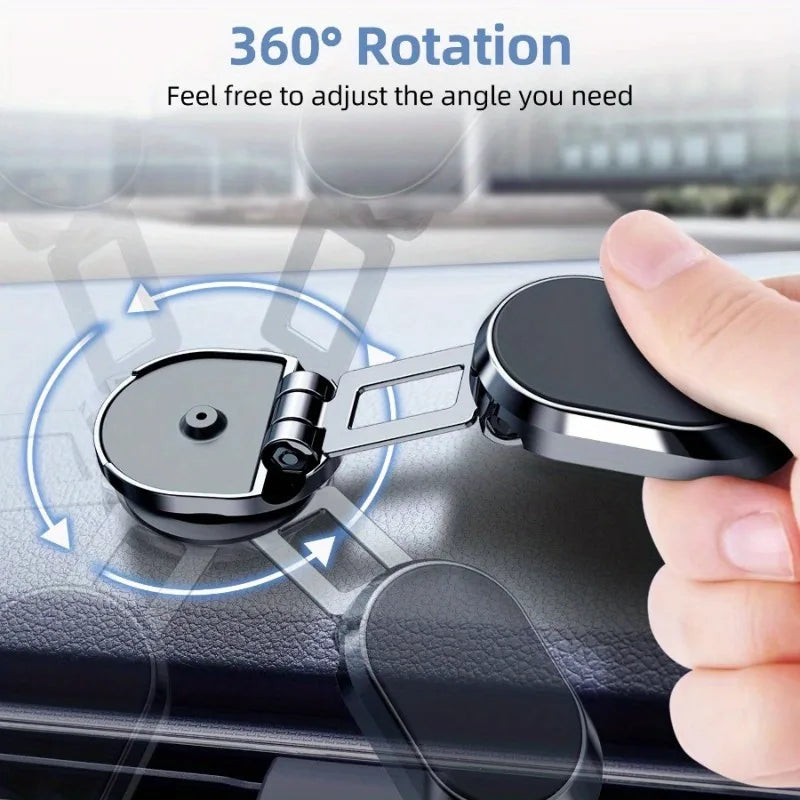 Magnetic Car Phone Mount New Model - Vehicle-Mounted Holder for Navigation, Specialized in In-Car Fixing & Suppor