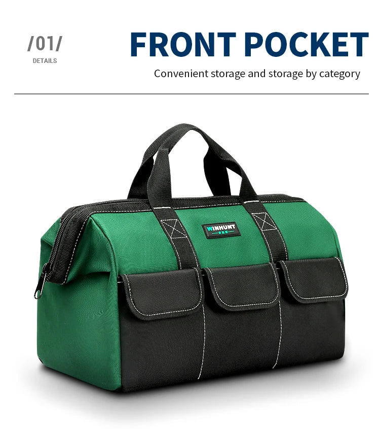 WINHUNT Large Capacity Wear-resistant Tool Bag: Keep Your Tools Organized And Portable!
