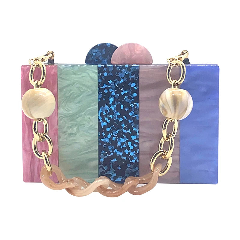 Evening Bag For Women Brand Clutch Fashion Purse Luxury Designer Handbag Wedding Party Prom Mini Shoulder Crossbody Cosmetic Bag