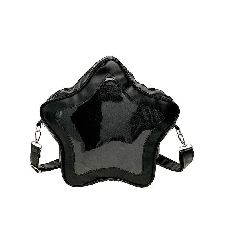 Japanese Style Minimalist Cute Aesthetic Shoulder Bag for Students Kawaii Crossbody Purse Street Fashion