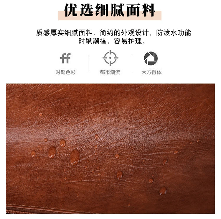 Luxury Soft Leather Handbags Designer Retro Crossbody Bags for Women 2023 New Large Capacity Ladies Shoulder Messenger Bag