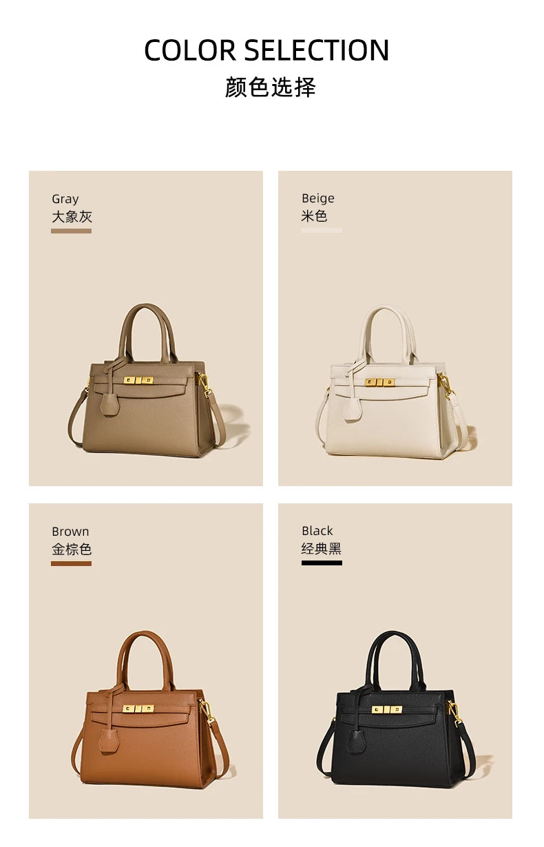 Classic Elegant Ladies Shoulder Bag From Luxury Brand In Premium Leather Famous Designer Popular Messenger
