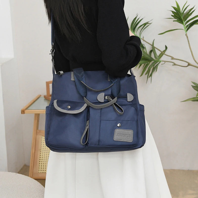 New Ladies Tote Bag Fashion Nylon Waterproof Casual Shoulder Bag Mummy Bag Large Capacity Messenger Bags