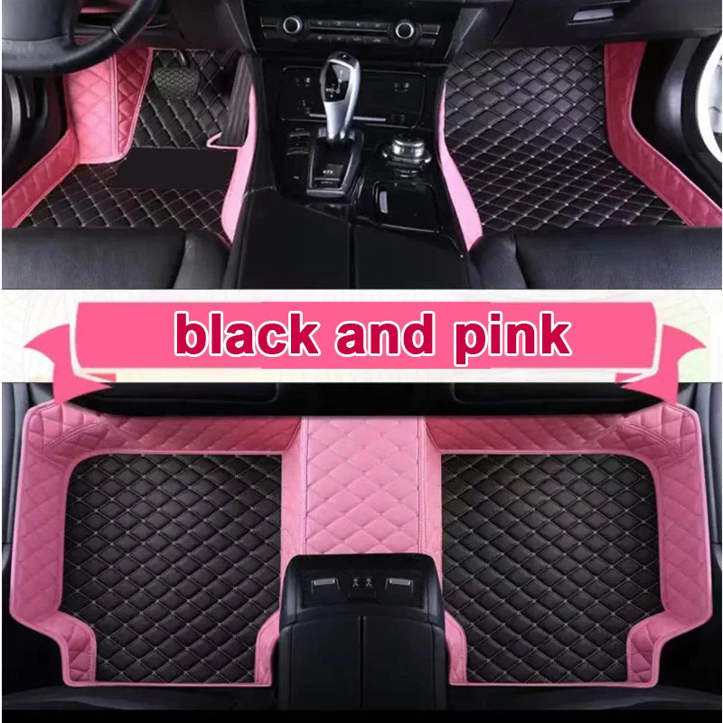 Car Floor Mats For Ford Fiesta Mk6 Mark VI Mk7 WS WT WZ 2009~2016 Anti-dirt Pads Car Carpet Non-slip Auto Rug Car Accessories
