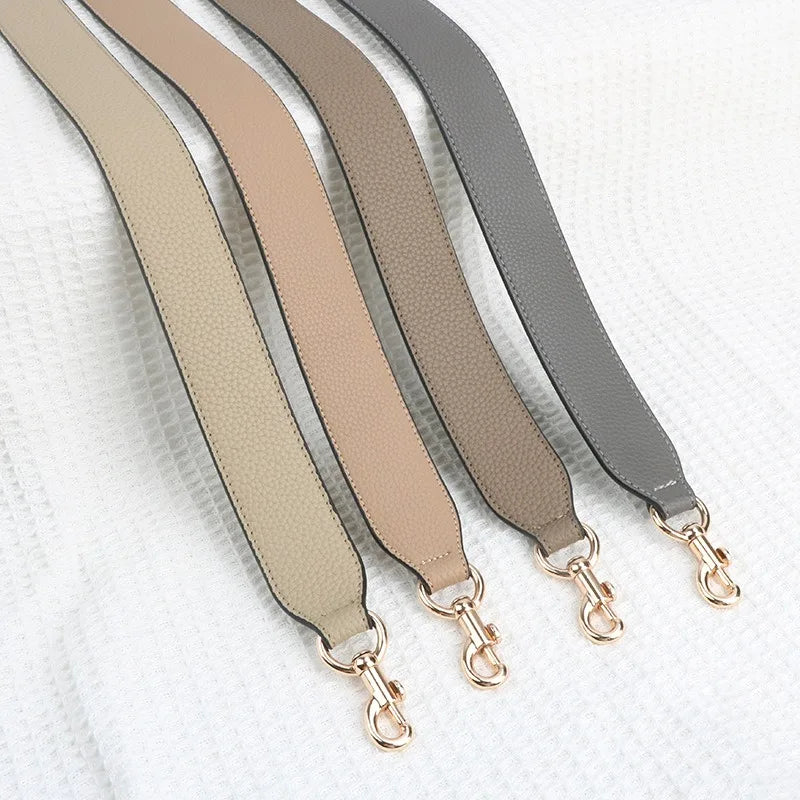 Luxury 3.8cm*58cm Leather Wide Single Shoulder Bag Strap Replacement Underarm Bag Strap Lady's Handbag Belt