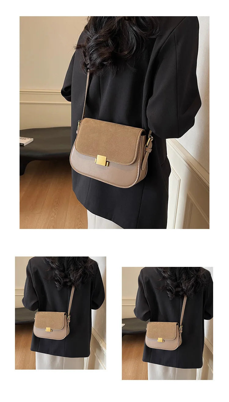 Fashionable Matte Ladies' Bag Versatile Crossbody Underarm Single Shoulder Bag Stylish Accessory for Casual Travel