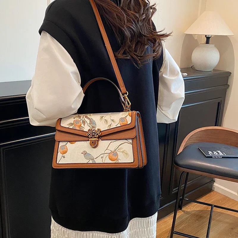 Luxury Handbags Famous Brand Women Bags Designer Lady Small Printing Crossbody Bags Pu Leather Women Shoulder Handbags