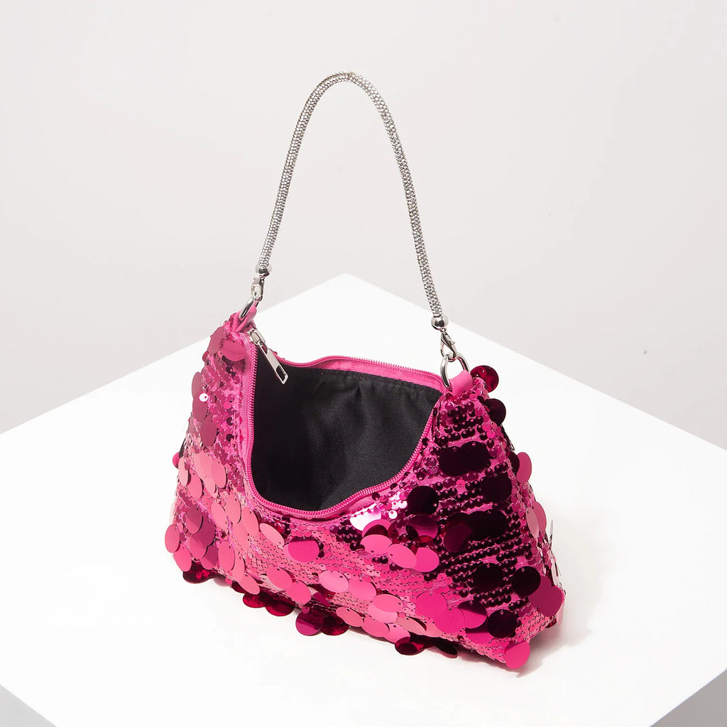 Luxury Sequin Bag，Concert Shoulder Bags，Prom Bag Dresses for Women，Bag for Women Elegant，Wedding Items，Party Bag（Random Pattern）