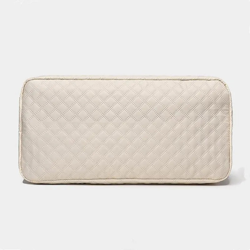 Luxury Duffel Bag, Large Capacity Handbag Shoulder & Crossbody Tote Bag With Dry Wet Separation Dual Side Pockets For Travel Gym