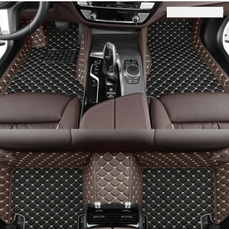 Car Floor Mats For Ford Fiesta Mk6 Mark VI Mk7 WS WT WZ 2009~2016 Anti-dirt Pads Car Carpet Non-slip Auto Rug Car Accessories